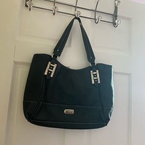 Ike new chaps leather shoulder bag